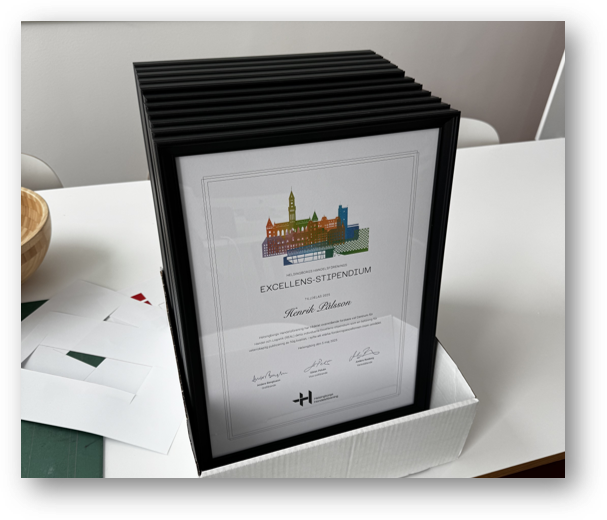 Utdelning av Excellens-Stipendier 