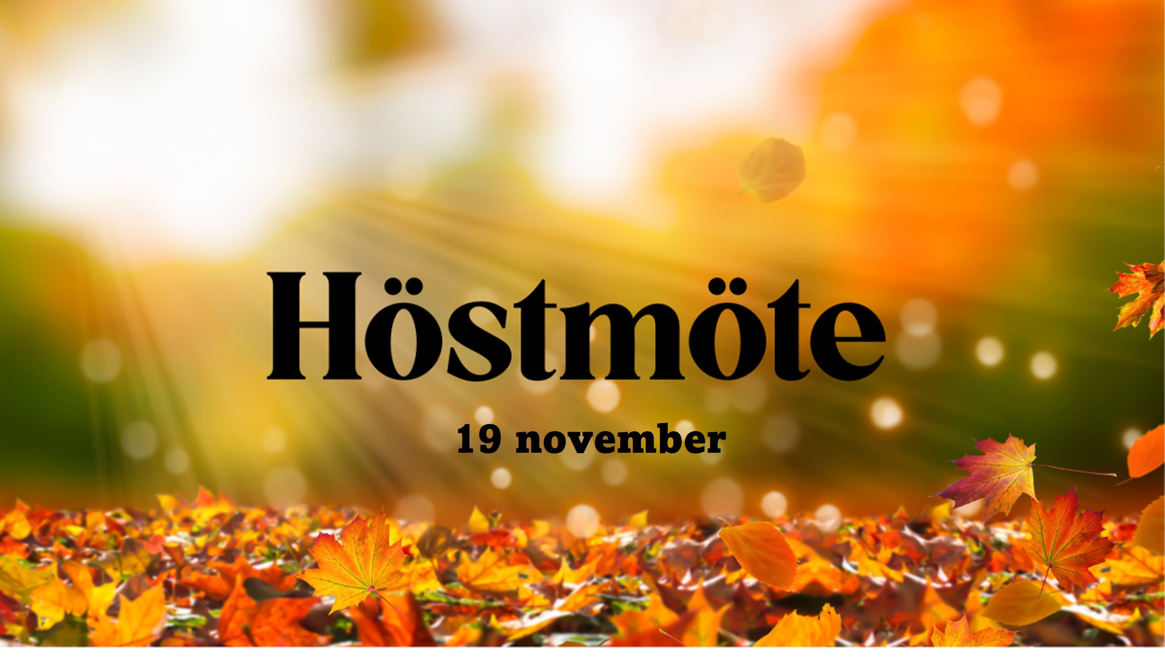 Höstmöte